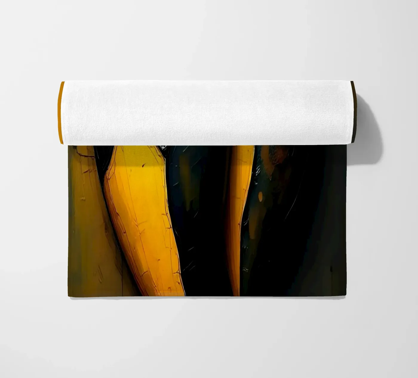 Cuori_10 telo mare da schwarz-gelb by LK