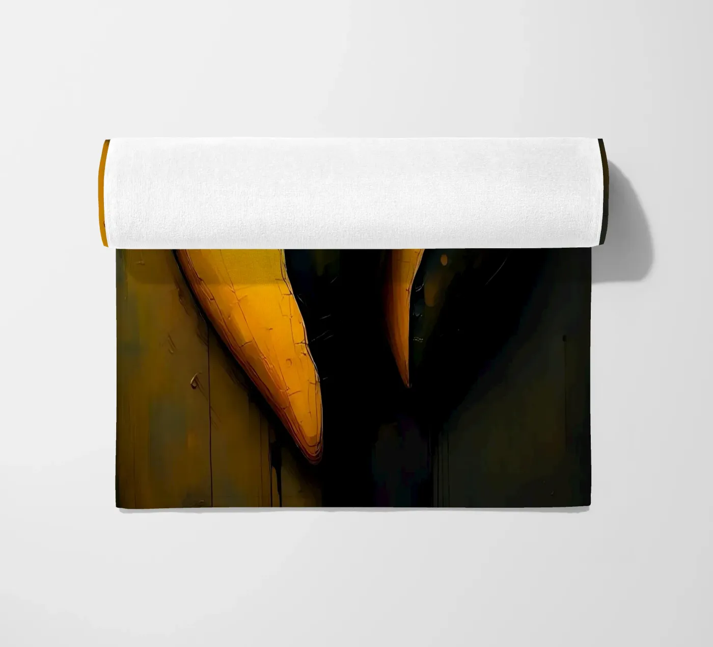 Cuori_10 telo mare da schwarz-gelb by LK