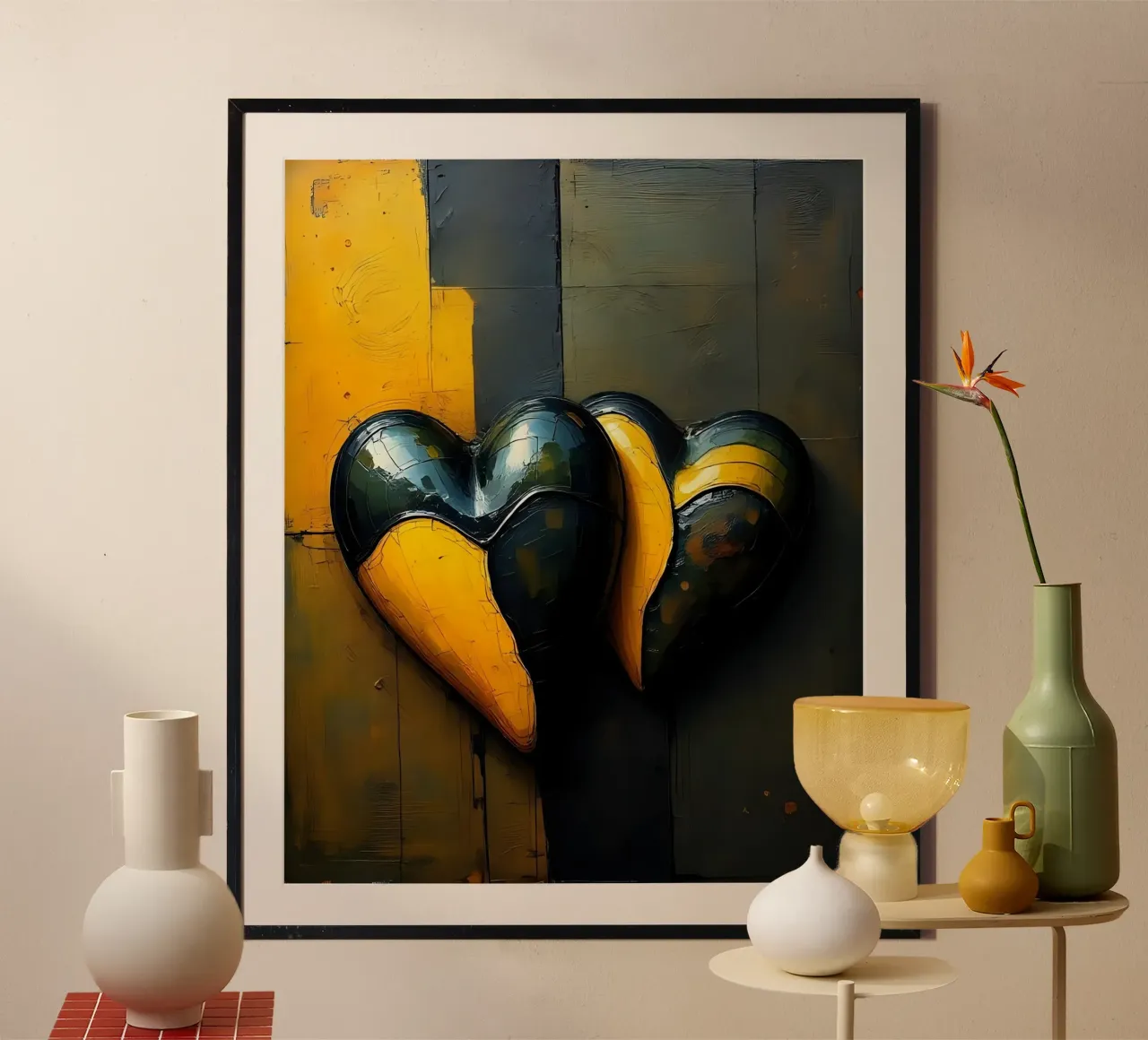 Cuori_10 poster da schwarz-gelb by LK