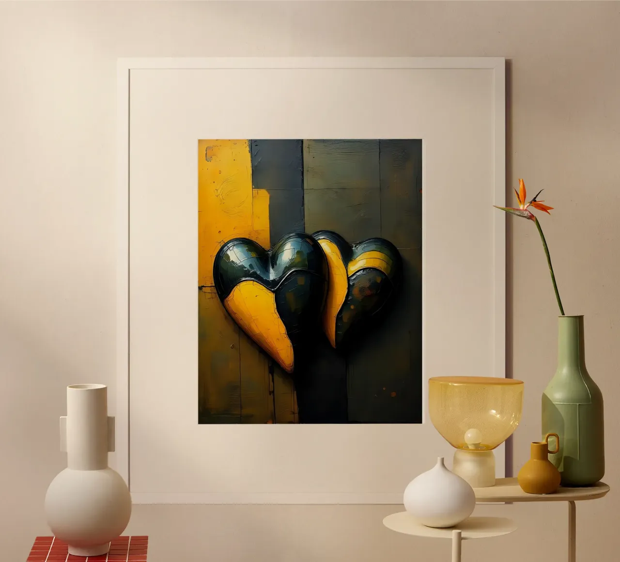 Cuori_10 poster da schwarz-gelb by LK