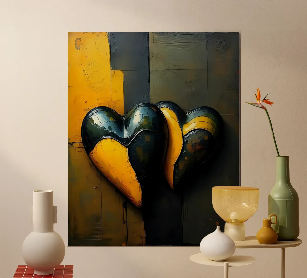 Cuori_10 poster da schwarz-gelb by LK