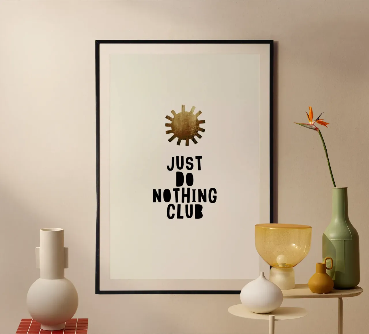 Do Nothing Club poster da Kubistika