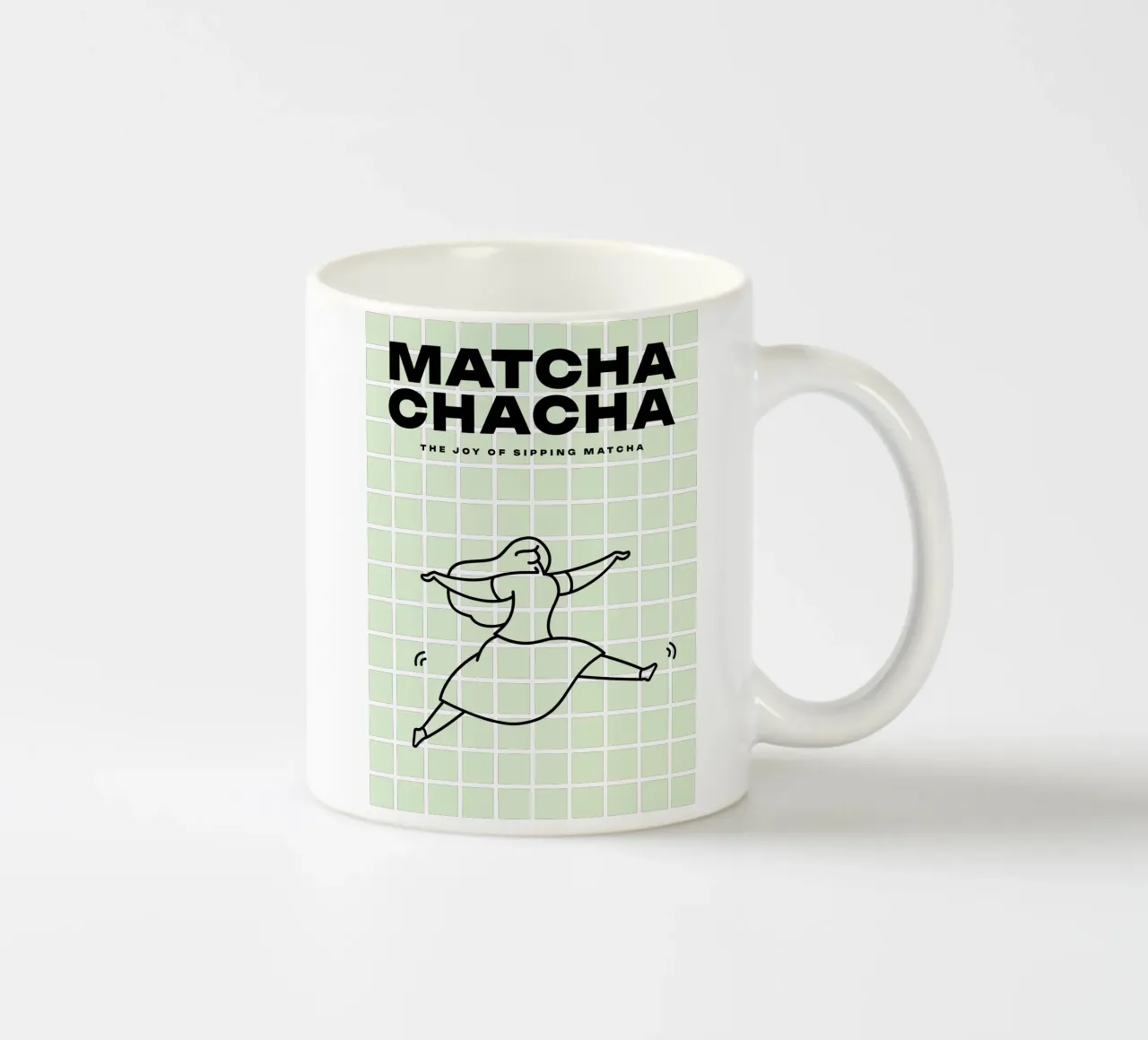 Matcha-cha-cha tazza in ceramica da Bureau Purpur