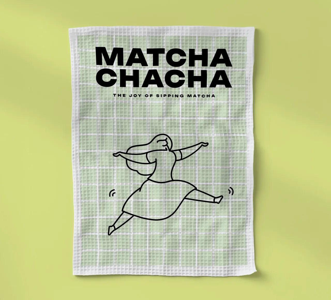 Matcha-cha-cha canovaccio da cucina da Bureau Purpur