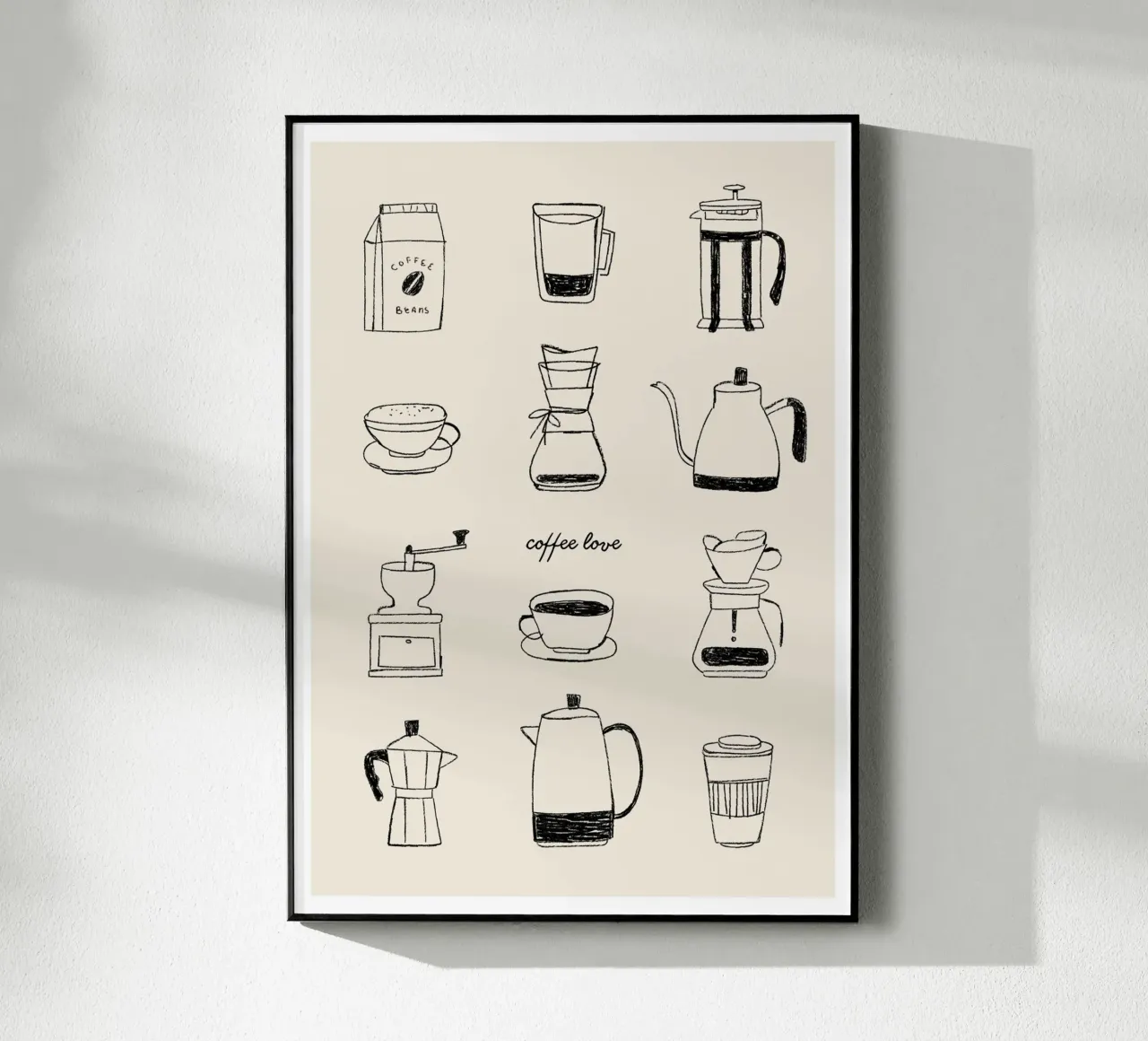 Coffee Love plexiglass da Hafenkönigin