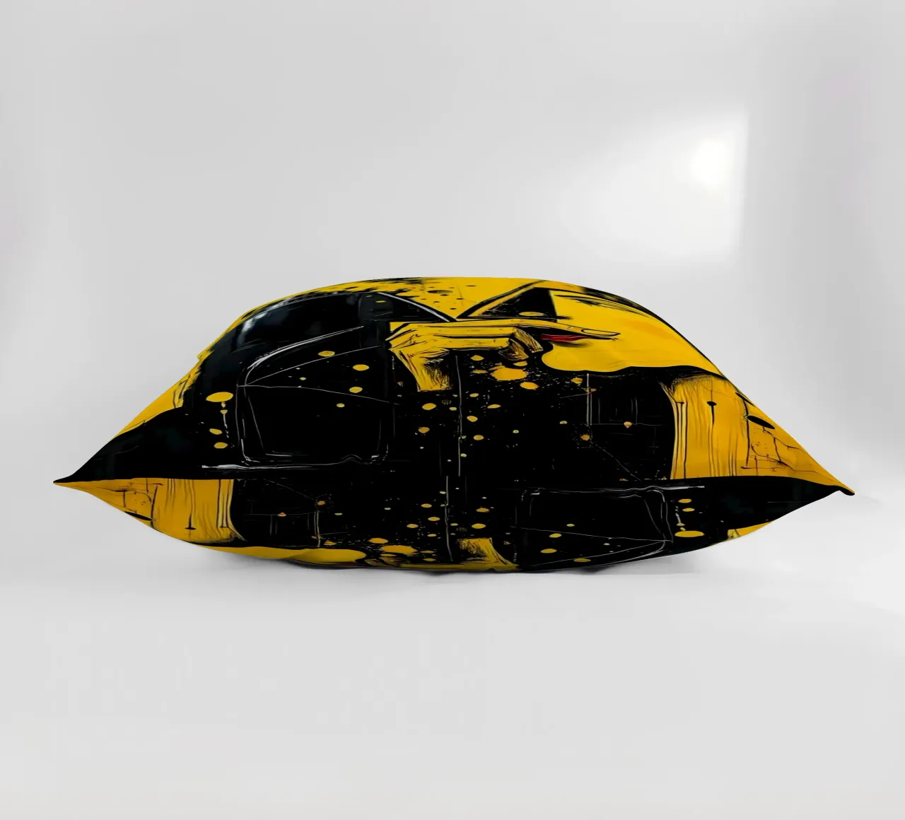 Ritratto_Stil_A_1 cuscino da schwarz-gelb by LK