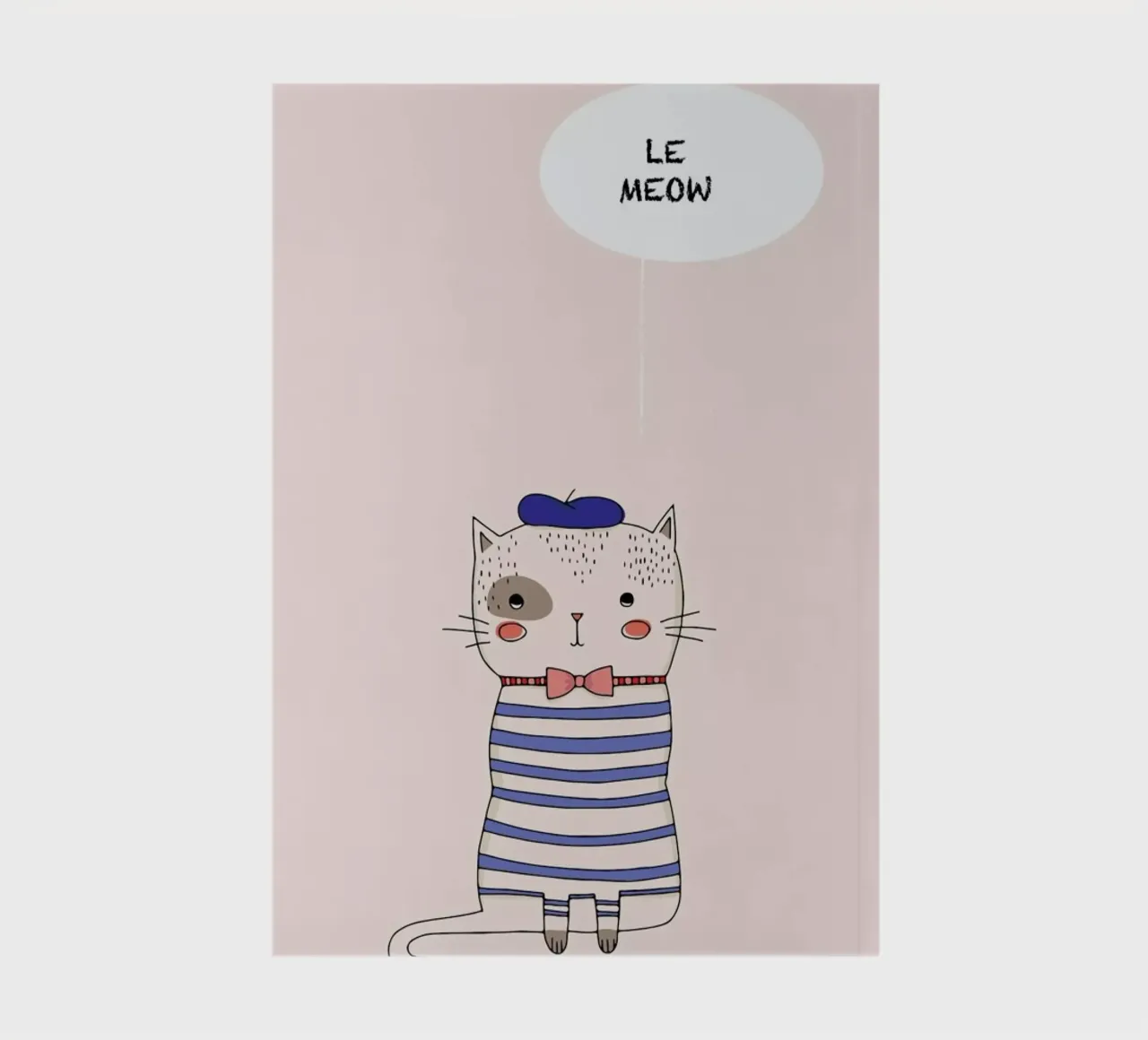 Le Meow notebook by Kubistika