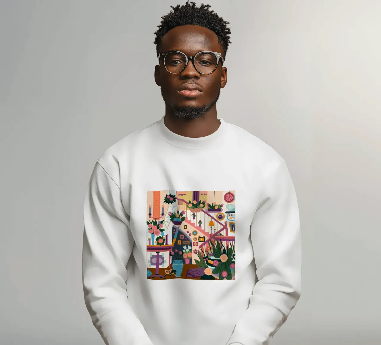 Verzauberte Treppe Blüte Sweatshirt von Lumina Vision