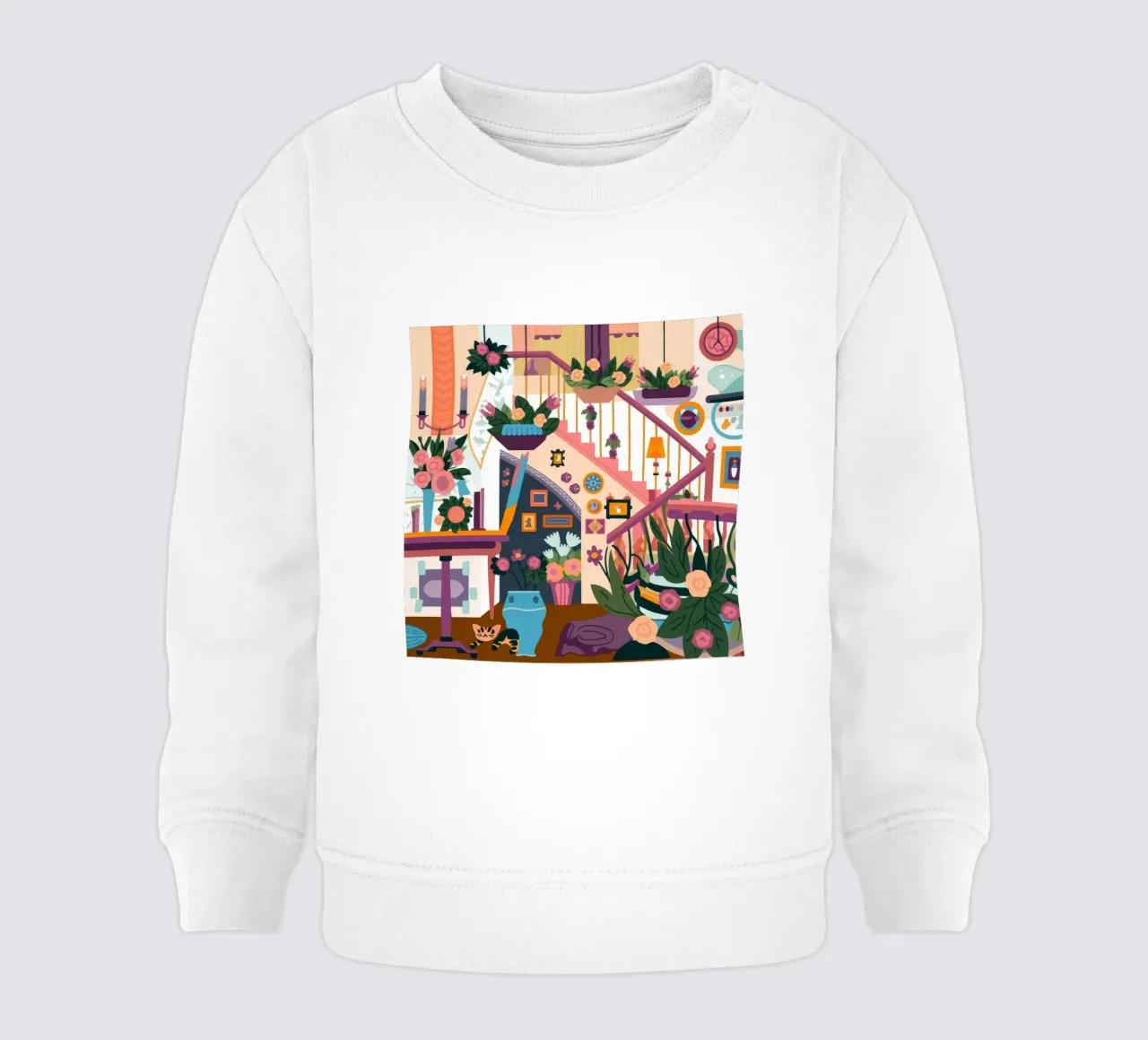 Verzauberte Treppe Blüte Baby Sweatshirt von Lumina Vision