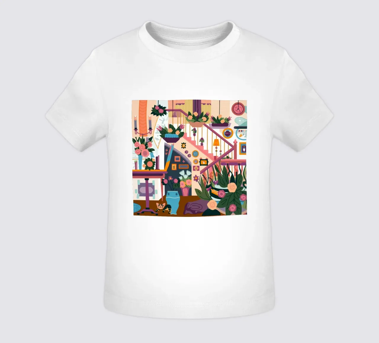 Escalera encantada Bloom camiseta de bebé de Lumina Vision