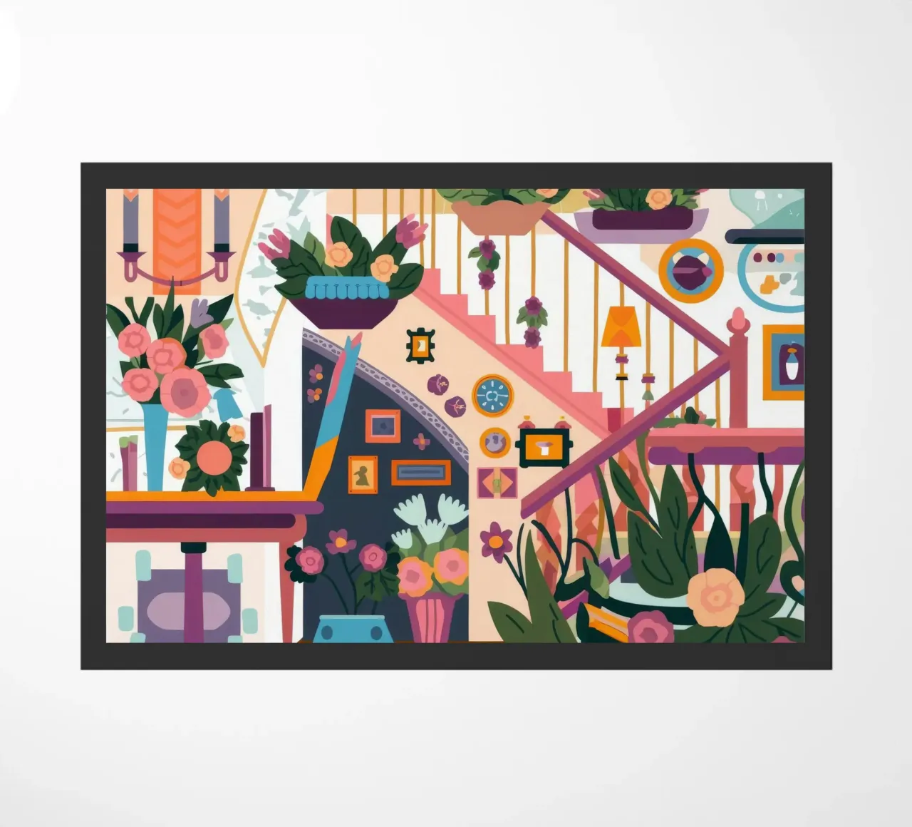 Scala incantata in fiore zerbino da Lumina Vision