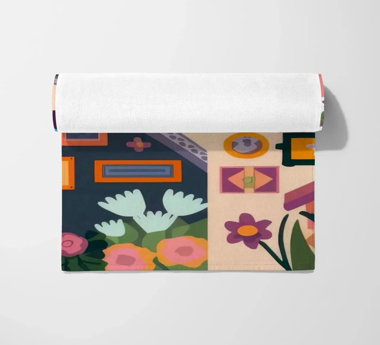 Scala incantata in fiore telo mare da Lumina Vision