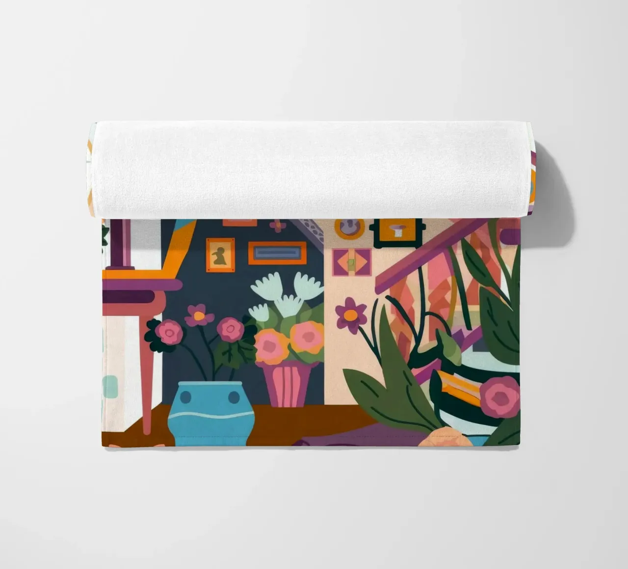 Scala incantata in fiore telo mare da Lumina Vision