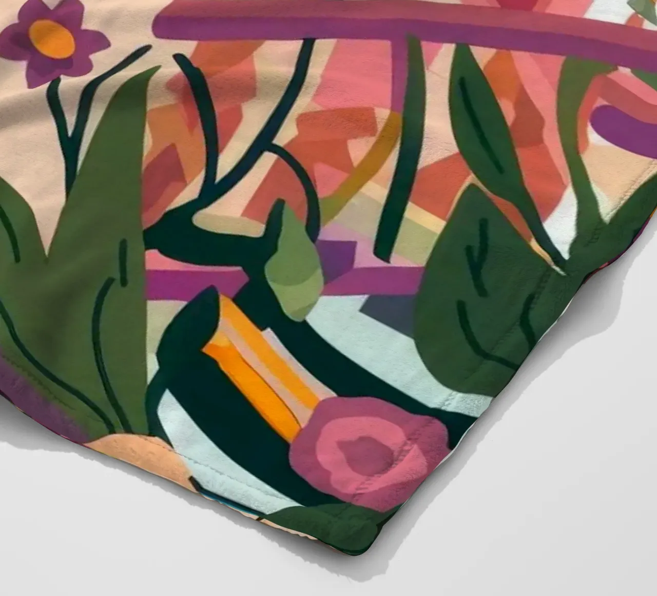 Scala incantata in fiore coperta in pile da Lumina Vision