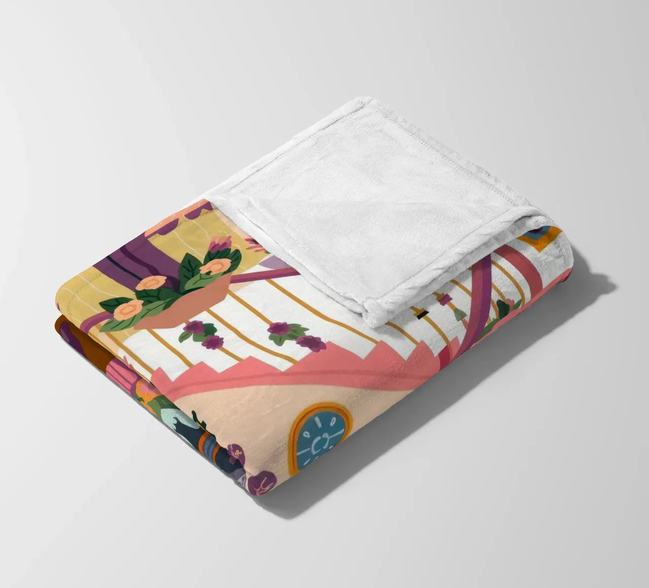 Scala incantata in fiore coperta in pile da Lumina Vision