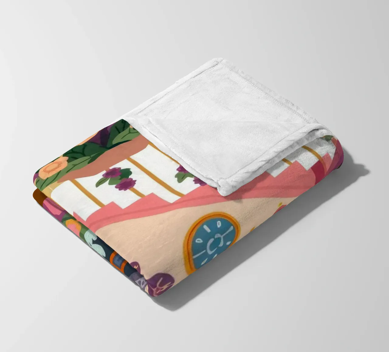 Scala incantata in fiore coperta in pile da Lumina Vision