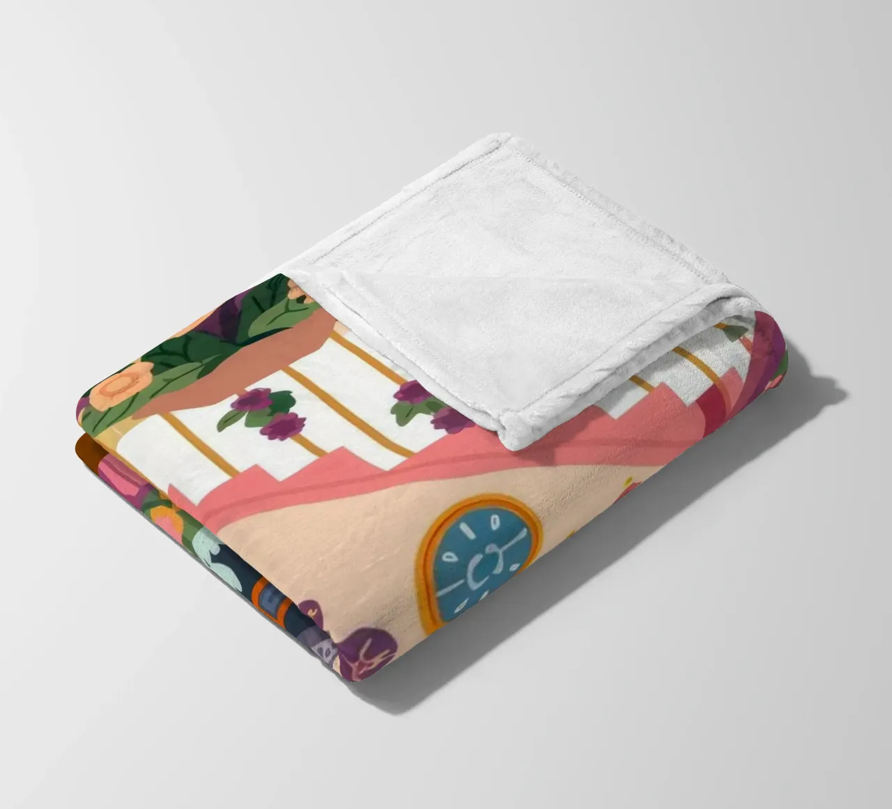 Scala incantata in fiore coperta in pile da Lumina Vision