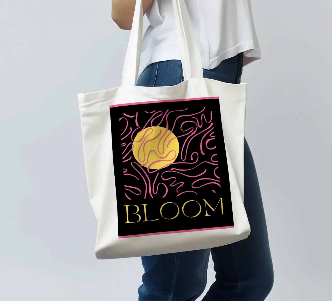 Bloom borsa in juta da Dreamer10