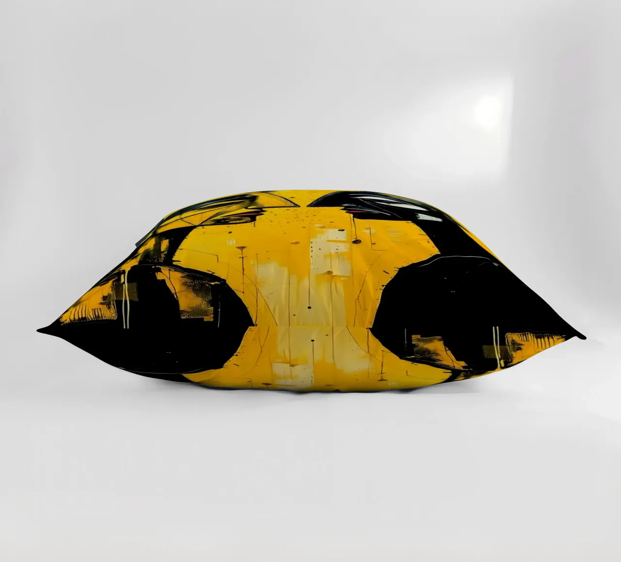 Ritratto_Stil_A_3 cuscino da schwarz-gelb by LK