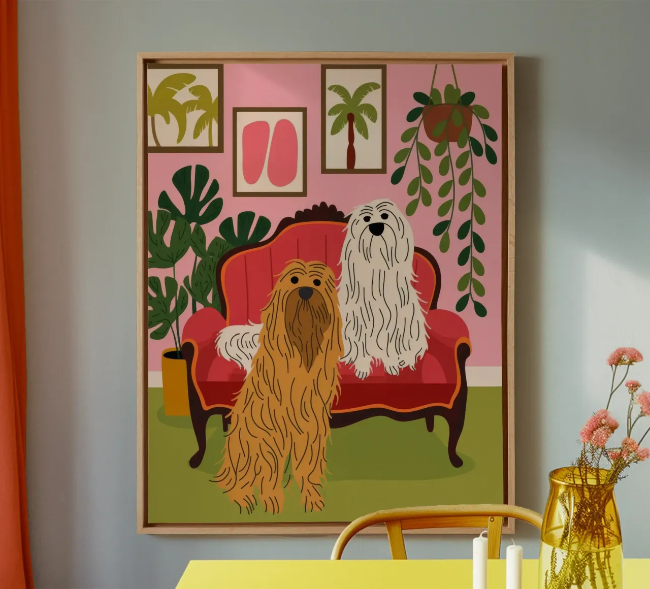 Regal Canine Haven tela con Cornice a cassetta da Lumina Vision