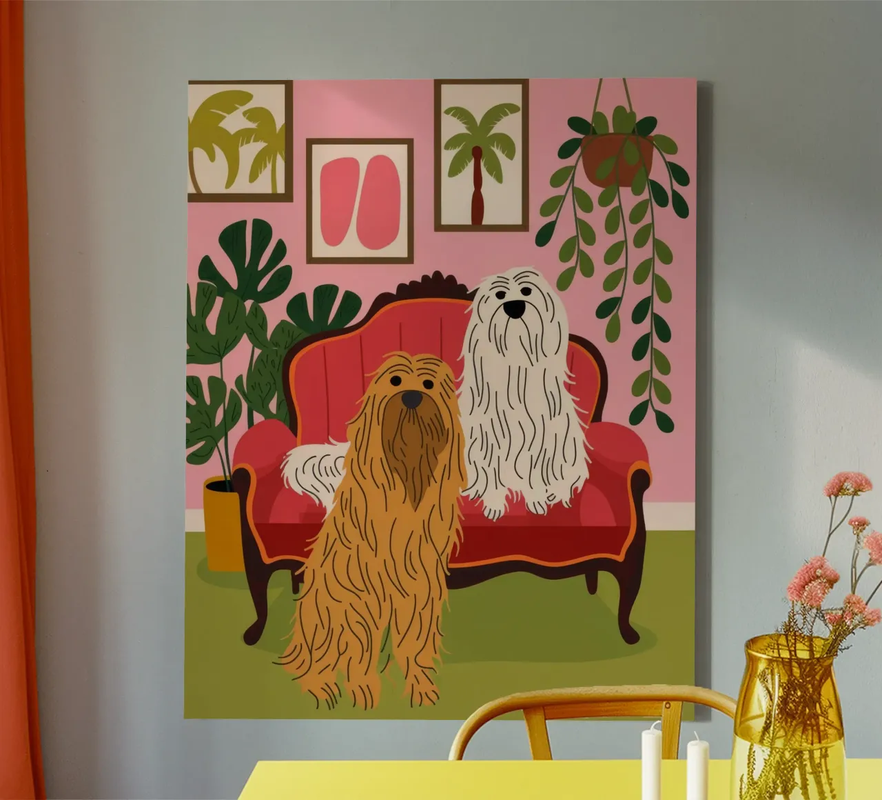 Regal Canine Haven tela con Cornice a cassetta da Lumina Vision
