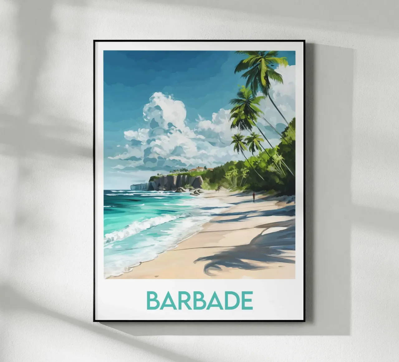 Affiche Barbade plexiglass da Frame the World