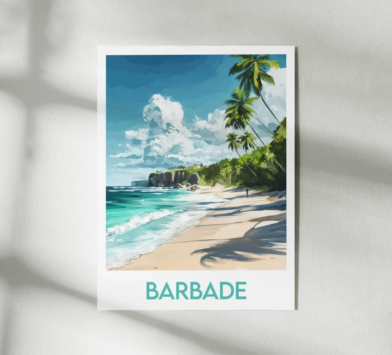 Affiche Barbade plexiglass da Frame the World