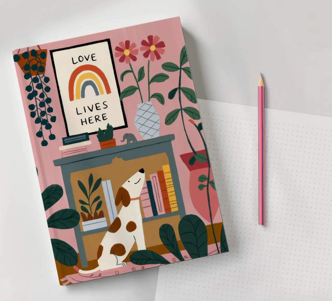 Love's Inviting Echo notebook by Lumina Vision