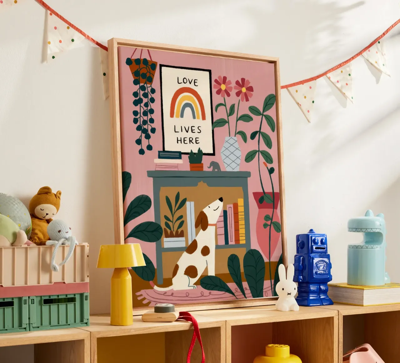 Love's Inviting Echo canvas with Floater frame by Lumina Vision