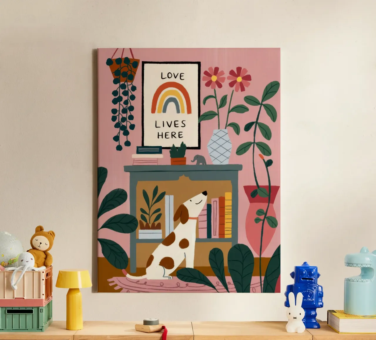 Love's Inviting Echo canvas with Floater frame by Lumina Vision