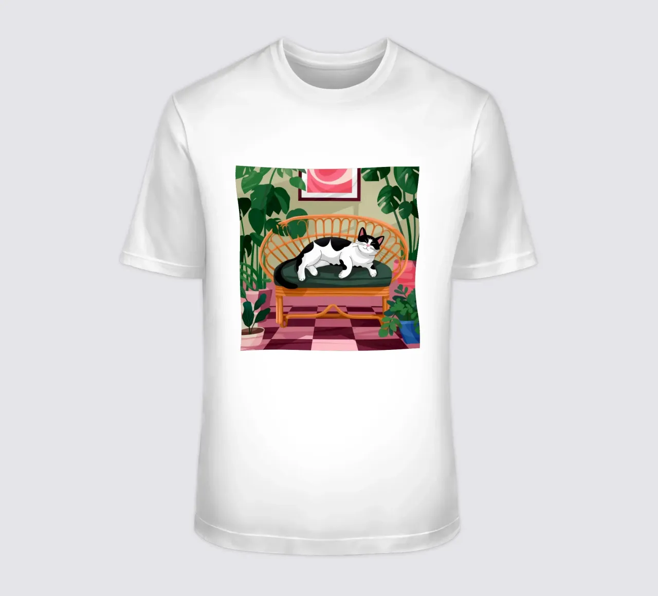 Tranquillo rifugio felino t-shirt da Lumina Vision
