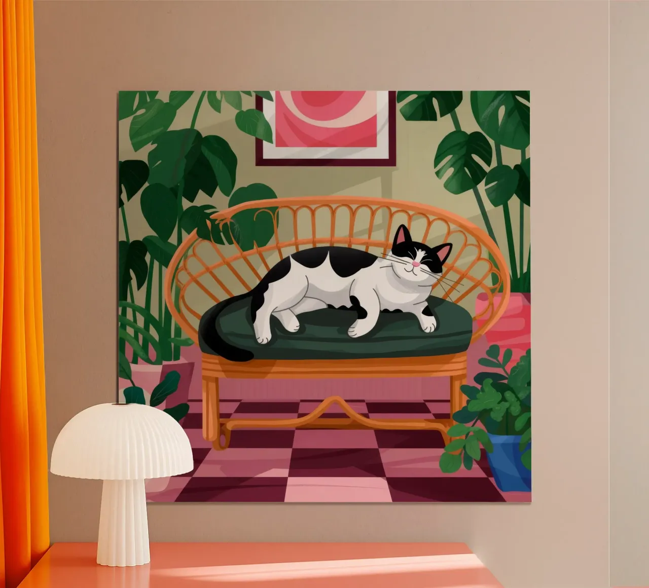 Tranquillo rifugio felino poster da Lumina Vision