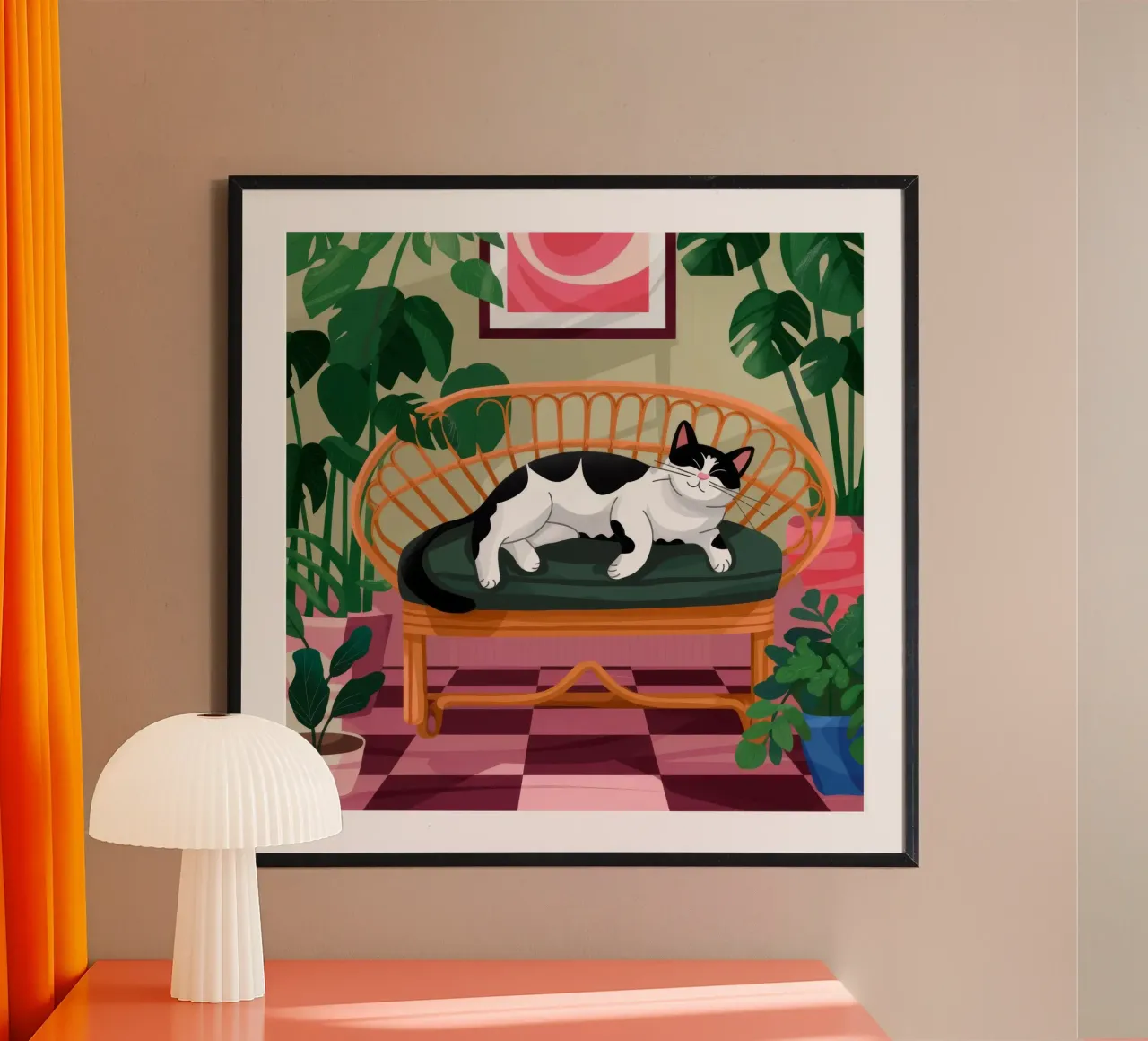 Tranquillo rifugio felino poster da Lumina Vision