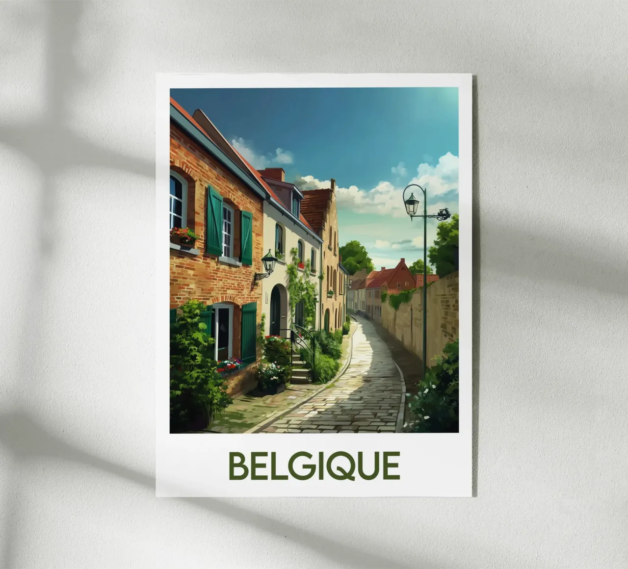 Manifesto del Belgio plexiglass da Frame the World
