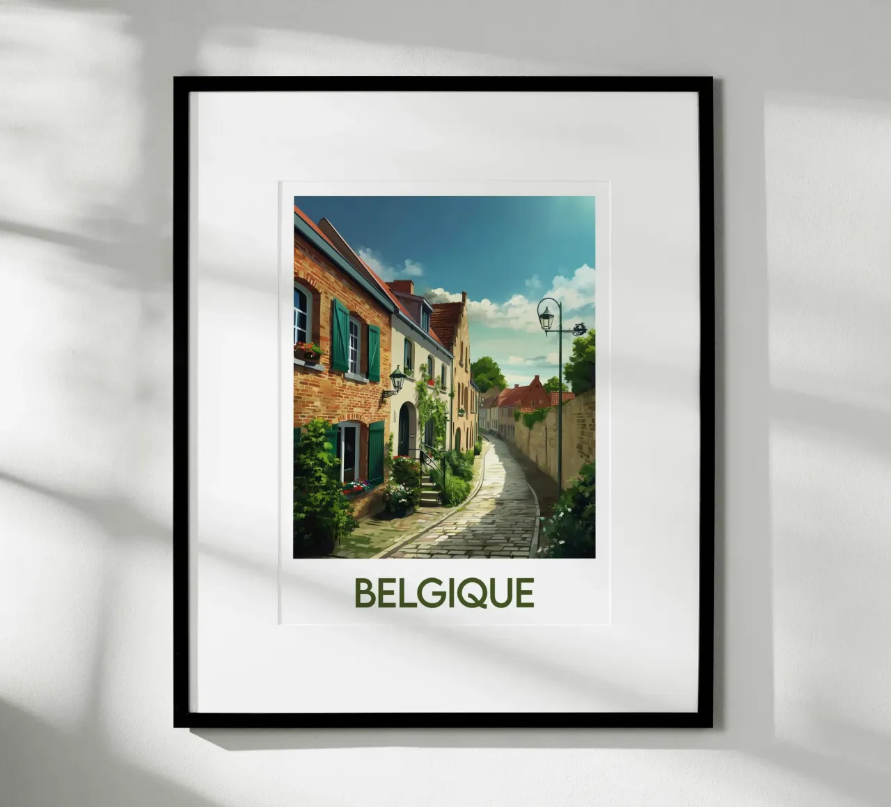 Manifesto del Belgio carta hahnemühle da Frame the World