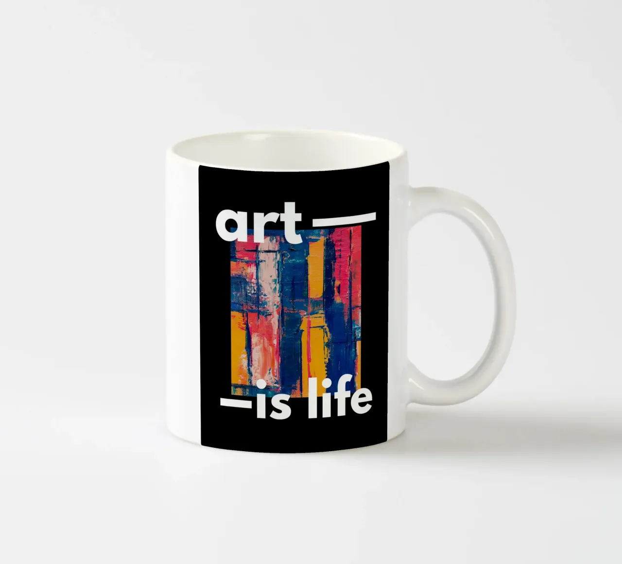 Art is Life tazza in ceramica da Dreamer10