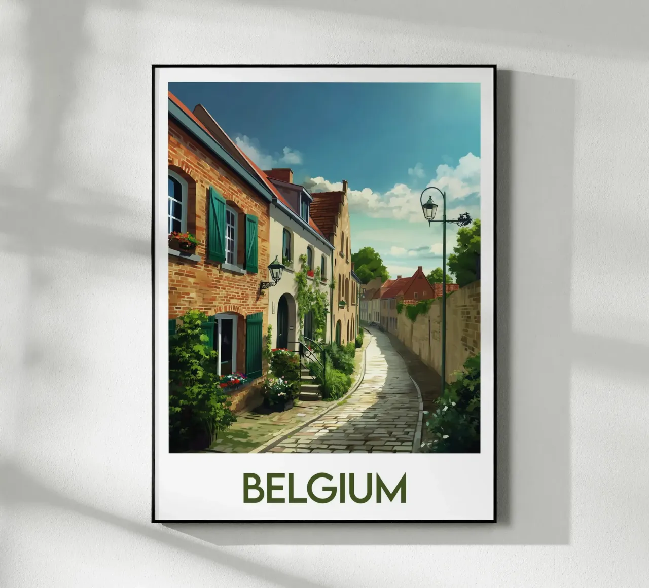 Manifesto del Belgio plexiglass da Frame the World