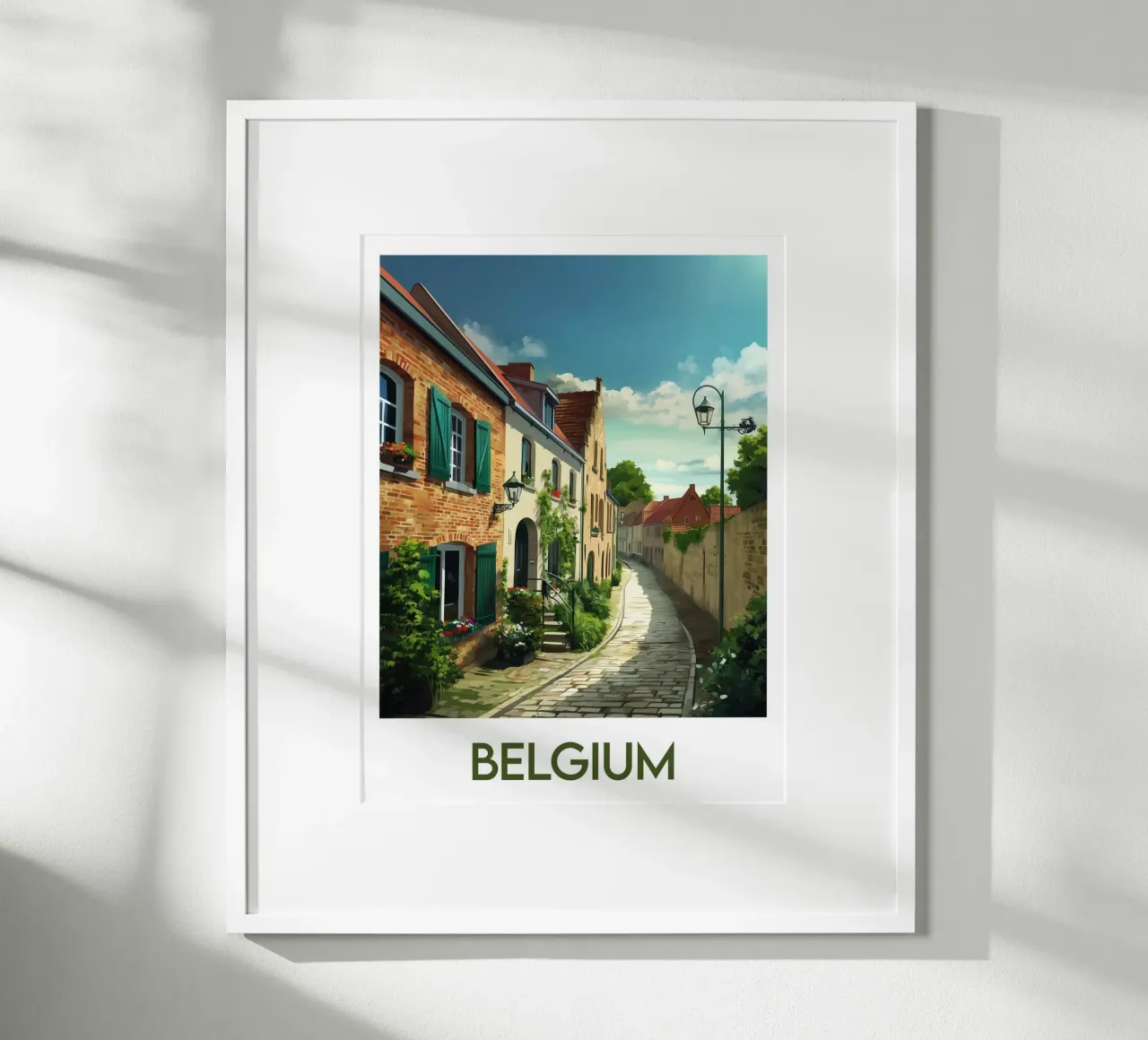 Manifesto del Belgio poster da Frame the World