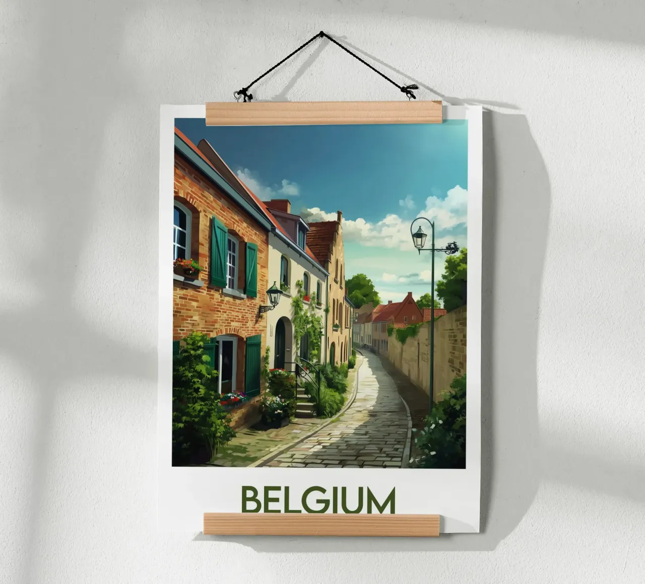 Manifesto del Belgio poster da Frame the World