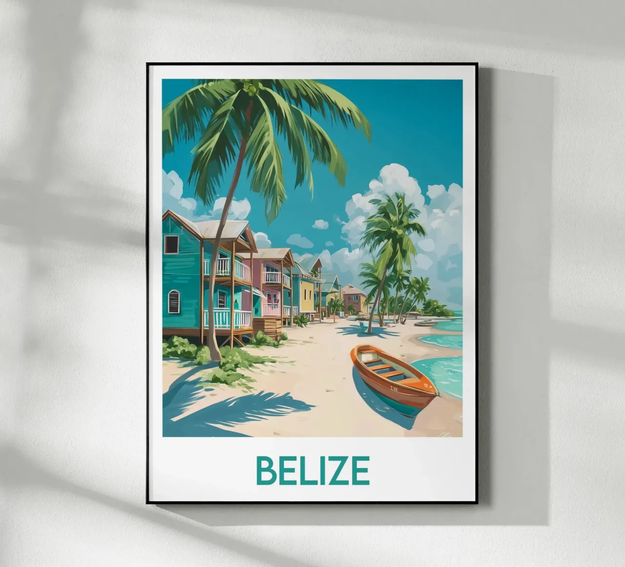 Affiche Belize plexiglass da Frame the World