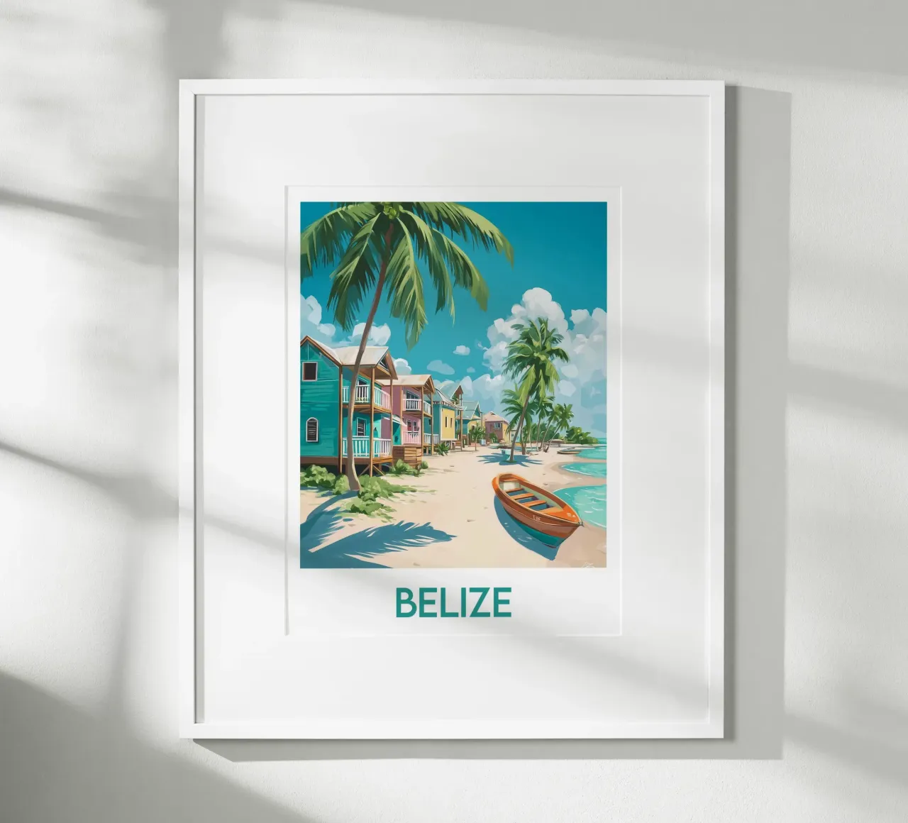 Affiche Belize poster da Frame the World