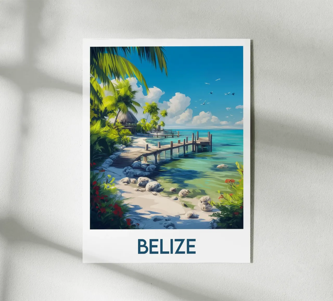 Affiche Belize plexiglass da Frame the World
