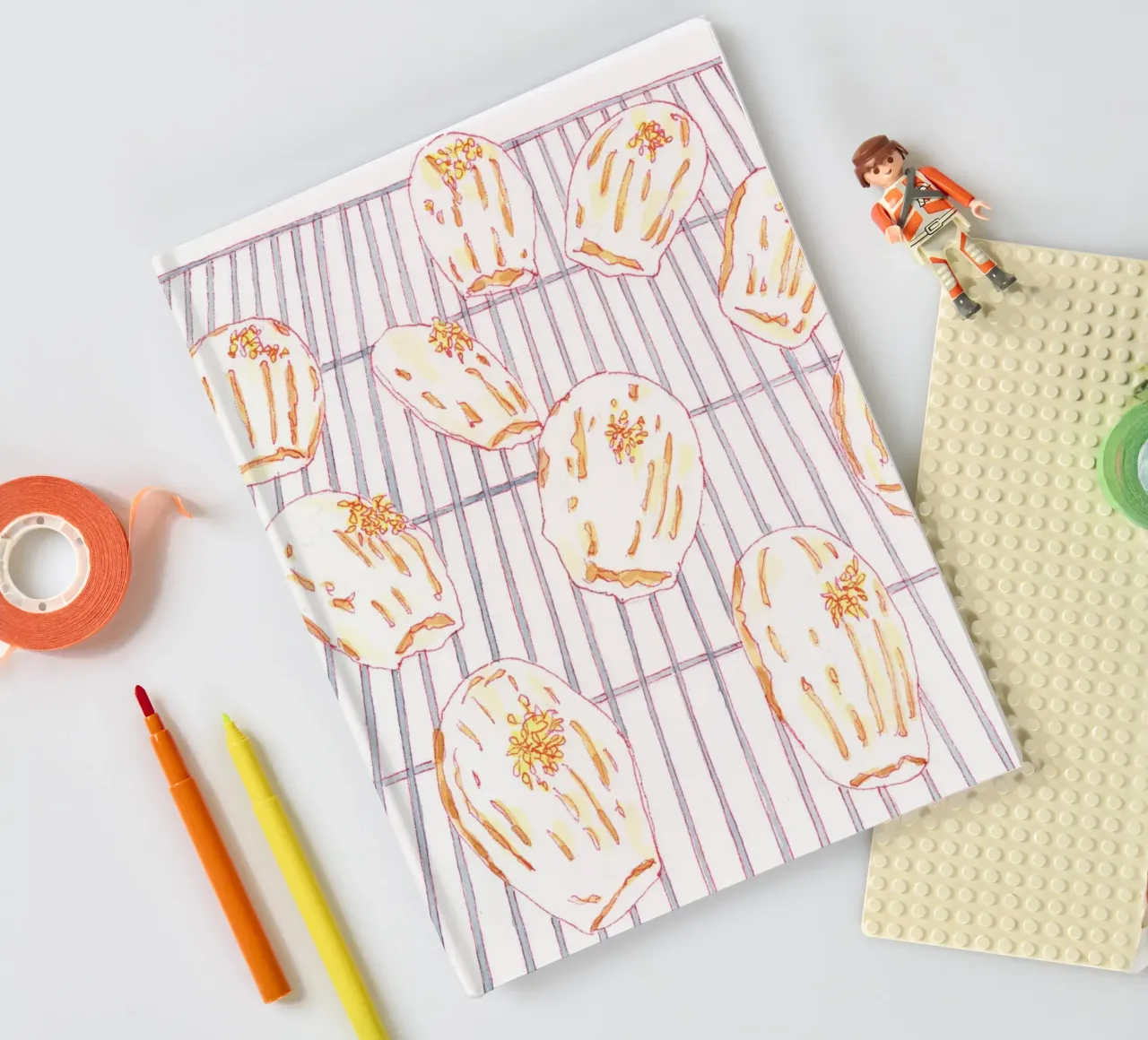 Lemon Madeleines carnet de notes de Ellen Garden