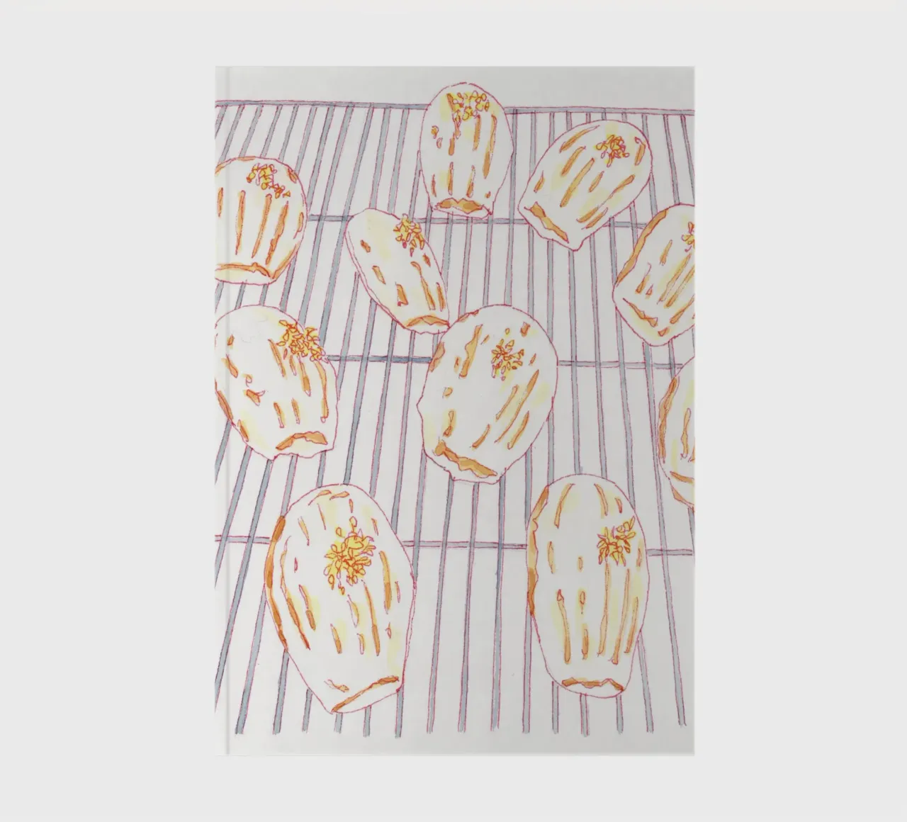 Lemon Madeleines carnet de notes de Ellen Garden