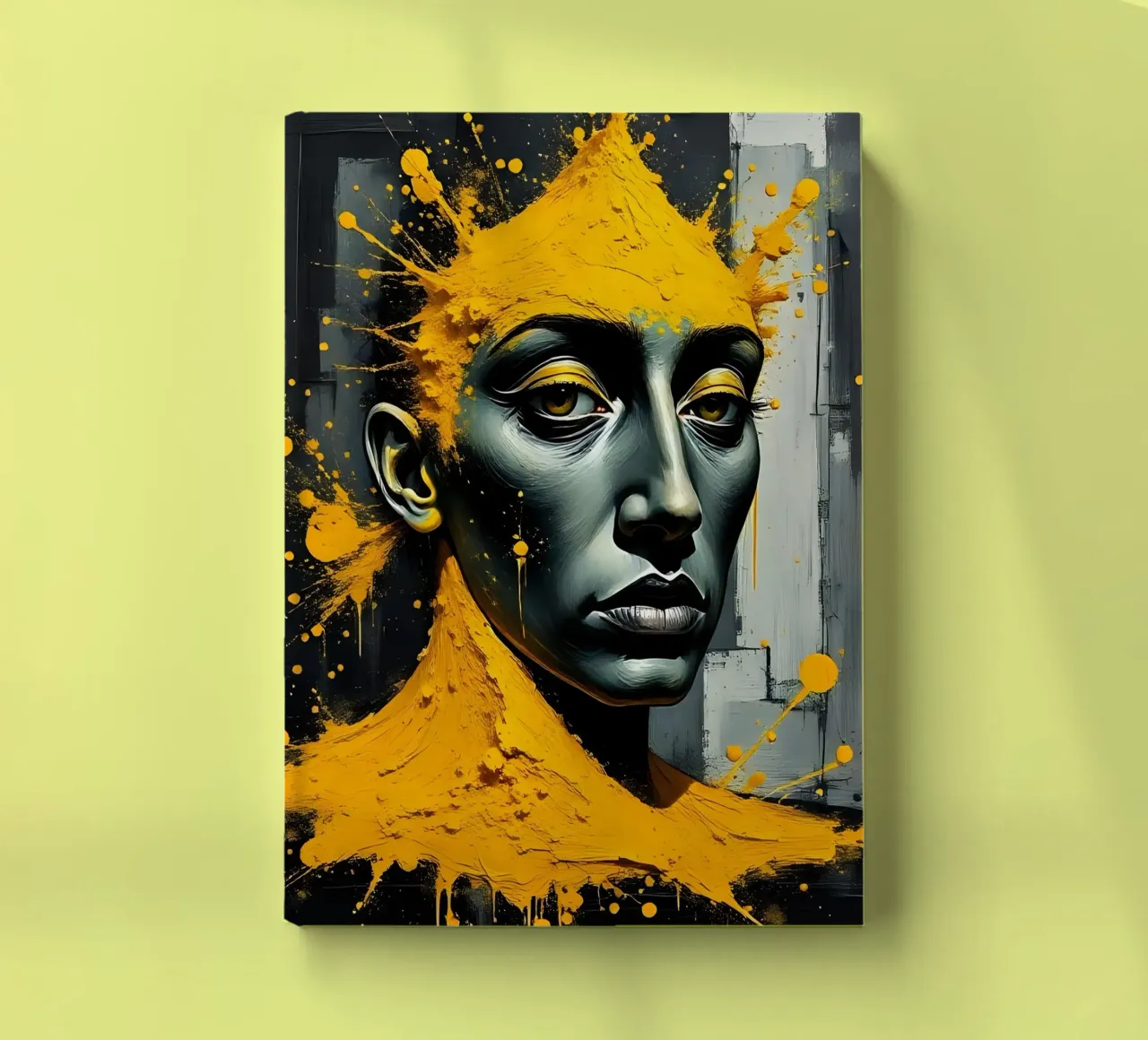 Portrait_Stil_B_2 notebook by schwarz-gelb by LK