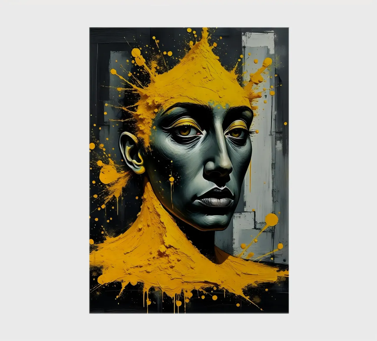 Portrait_Stil_B_2 notebook by schwarz-gelb by LK
