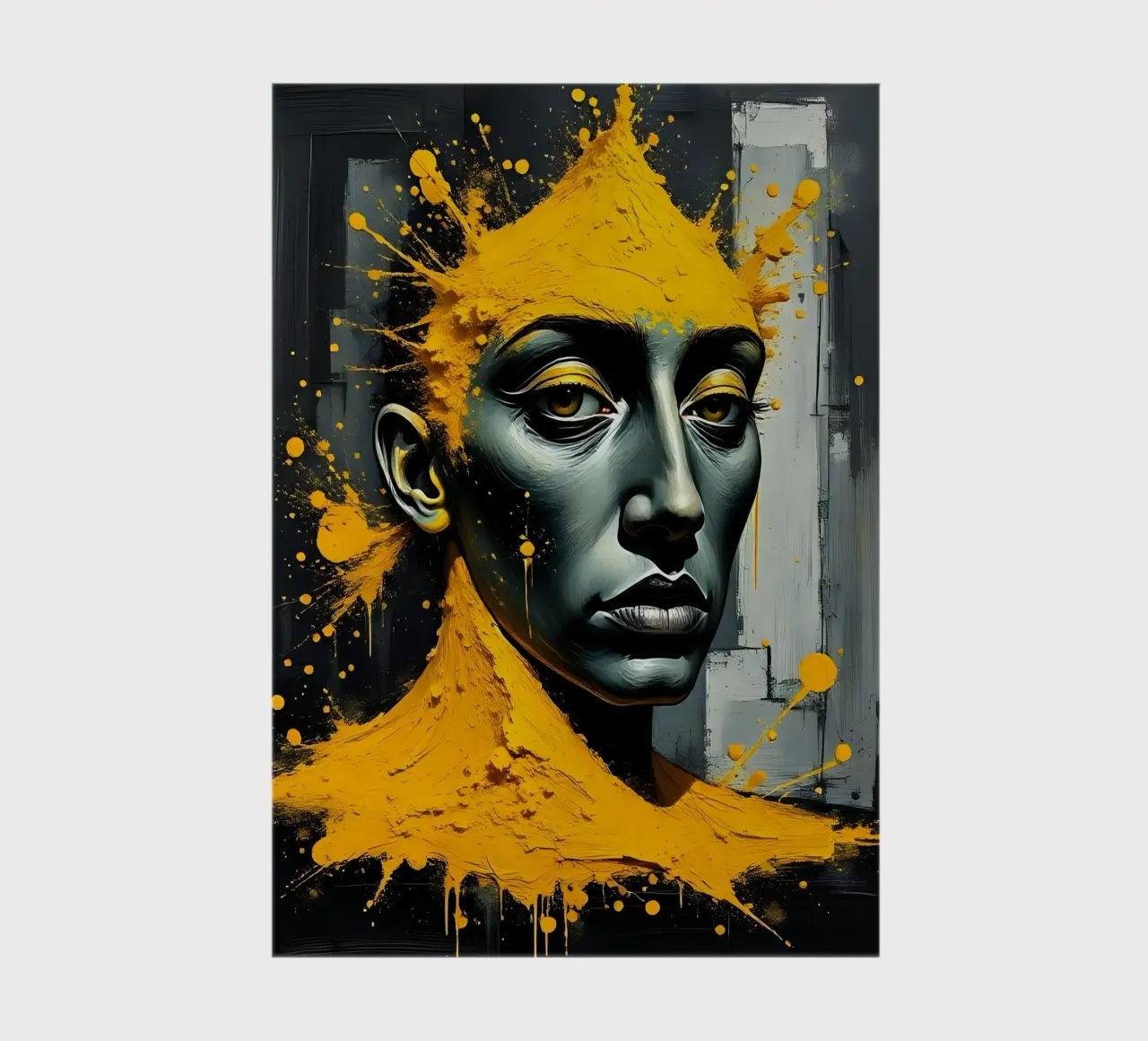 Portrait_Stil_B_2 notebook by schwarz-gelb by LK