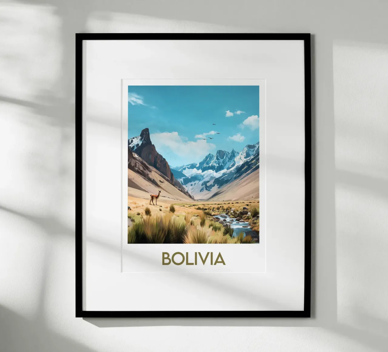Bolivia poster van Frame the World