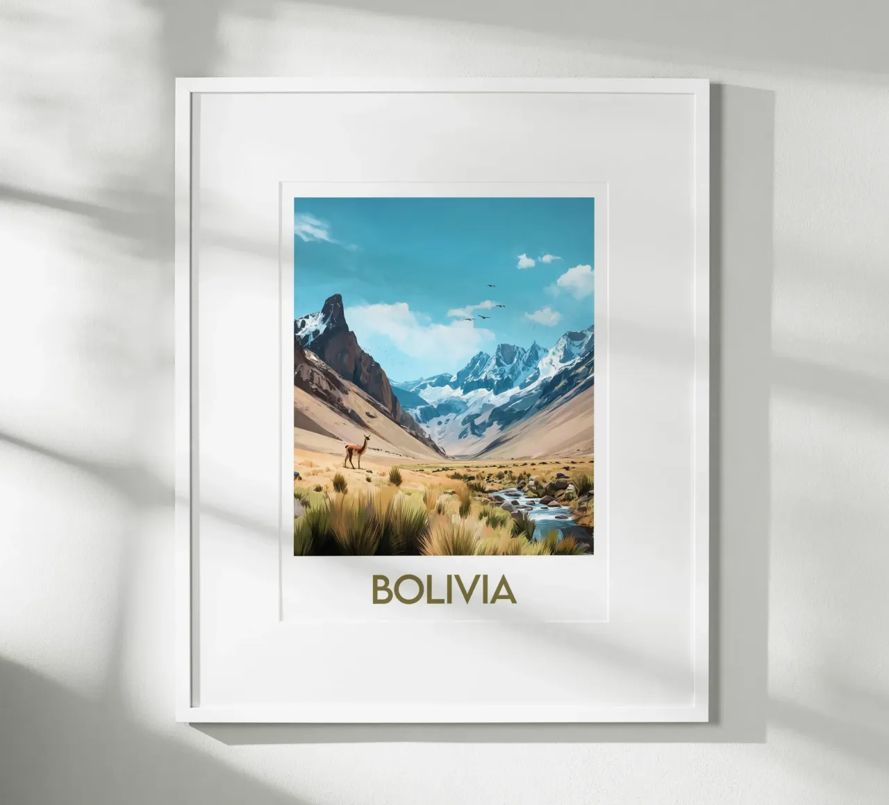 Bolivia poster van Frame the World