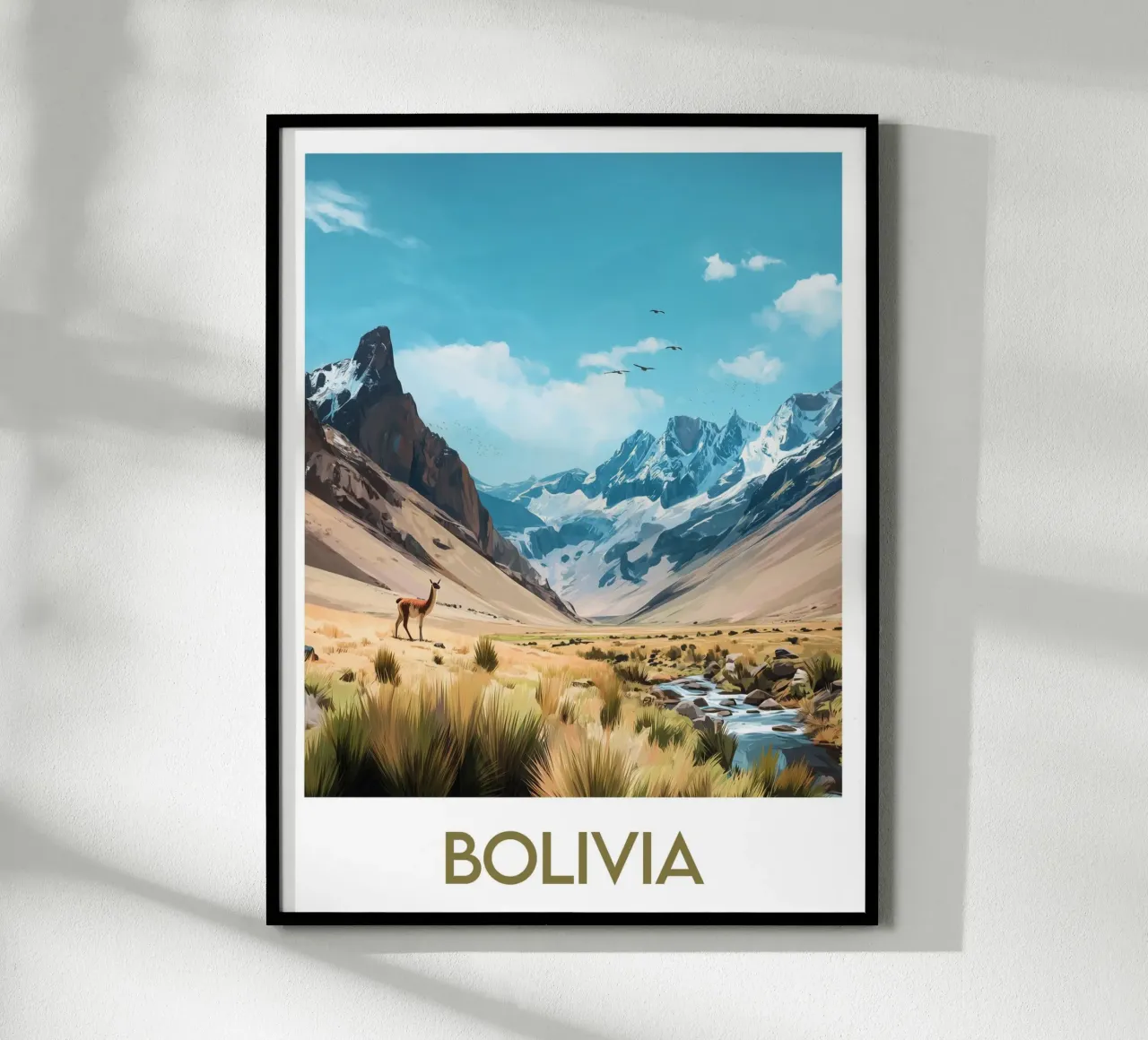 Bolivia poster van Frame the World